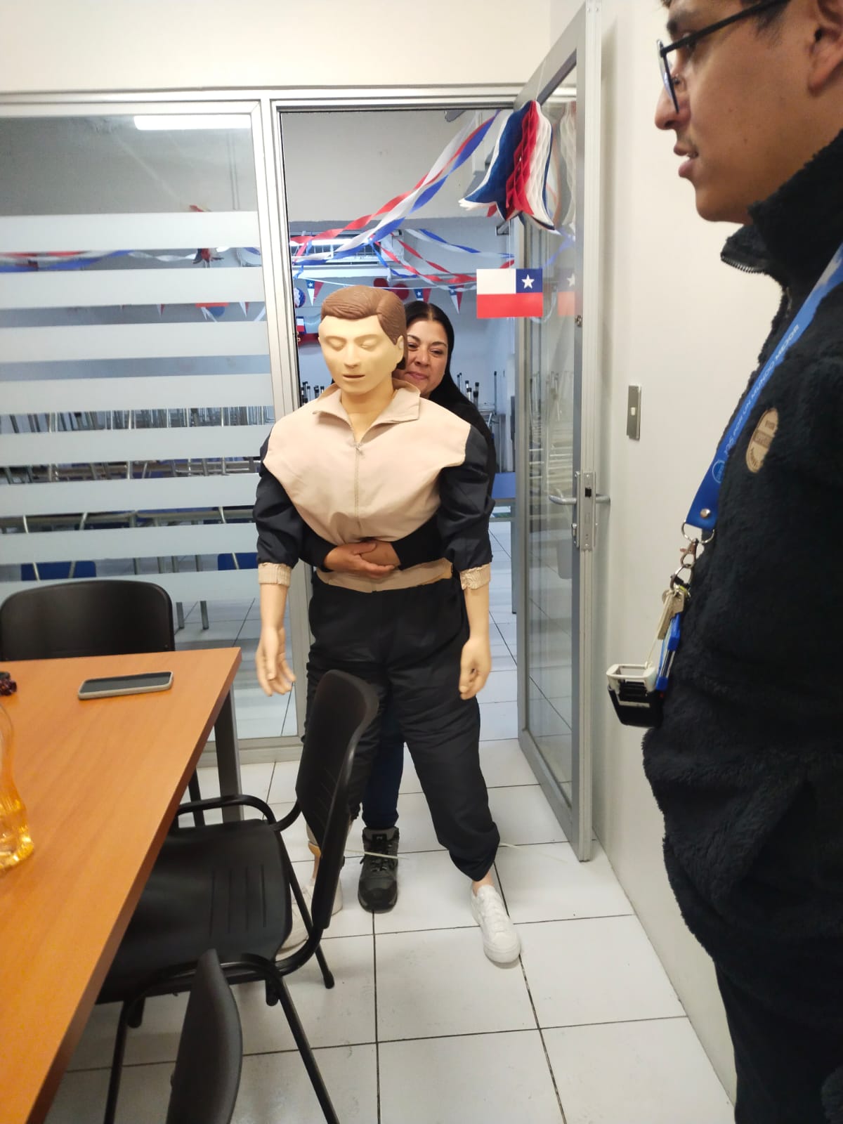 Asistencia y movilización segura de una persona